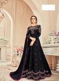 Bollywood Style Stunning Black Anarkali Suit Embroidery (Semi Stitched) Bollywood Style Stunning Black Anarkali Suit Embroidery (Semi Stitched)