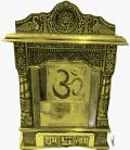 Temple Mandir  GOLDEN OXIDIZE TEMPLE OPEN  Size  21*9 