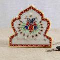 Beautiful Meenakari Kundan Work Marble Key Holder Beautiful Meenakari Kundan Work Marble Key Holder
