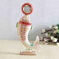 Fish Stand Marble w/ Mina Work Table Clock Watch Fish Stand Marble w/ Mina Work Table Clock Watch