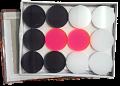 Carrom Coins (24 Pieces Acrylic Thin Coins) Carrom Coins (24 Pieces Acrylic Thin Coins)