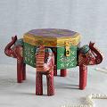 Hexagonal Embossed Painted Wooden Jewelry Box Hexagonal Embossed Painted Wooden Jewelry Box