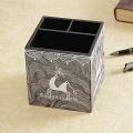 Wooden Rectangular Painted Pen Stand for Home / Office Wooden Rectangular Painted Pen Stand for Home / Office