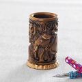 Antique Design Carved Wooden Pen Stand Antique Design Carved Wooden Pen Stand
