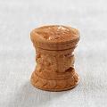 Wooden Carved Design Engraved Pin Holder
