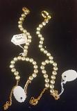 Bridal Wear Indian Designer Golden Stonework Hathpunja / Palm Anklet #54556