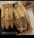 Bangles Kangan, Indian Designer Gold Finish Bangles Kada