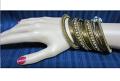 Golden Bangles w/ Stone Work - 20 Pcs Golden Bangles w/ Stone Work - 20 Pcs