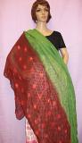 Bandhani Tie Dye Red Chiffon Dupatta Chunni
