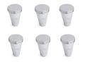 6 Pcs Alluminum Kulfi Moulds (Indian Ice Cream / Kulfi Maker)