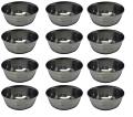 Stainless Steel 12 Pcs Sphere Shape Katori / Vati / Bowls 3"