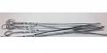 Barbeque Skewers 18" Set of 12 Stainless Steel Kabab Sticks Barbeque Skewers 18" Set of 12 Stainless Steel Kabab Sticks
