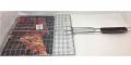 Stainless Steel Steak / Chicken Barbeque Grid w/ Handle Stainless Steel Steak / Chicken Barbeque Grid w/ Handle