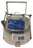 Pyramid Style Stainless Steel Indian Lunch Box / Tiffin Carrier 2 Tier Pyramid Style Stainless Steel Indian Lunch Box / Tiffin Carrier 2 Tier