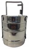Indian Style Lunch Box / Stainless Steel Tiffin Carrier - 2 Tier Indian Style Lunch Box / Stainless Steel Tiffin Carrier - 2 Tier