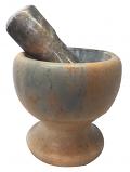 Marble Hamam Dasta / Mortar Pestle / Khal Batta Spice Herb Crusher 4" Small Marble Hamam Dasta / Mortar Pestle / Khal Batta Spice Herb Crusher 4" Small