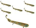Peacock Incense Burner / Agarbatti Holder Return Gift 9.75" (Set of 6 Pcs)