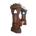Rare find Luxury Handcarved Teak wood Indian swing for Indoor/Patio