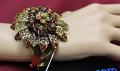 Floral Design Golden Rainbow Bracelets for Women #3562