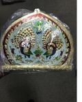 Wooden meenakari Work Key Holder in Rajasthani Pattern Wooden meenakari Work Key Holder in Rajasthani Pattern