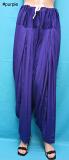 Purple Salwar, Crepe Patyala Punjabi Salwar Shalwar