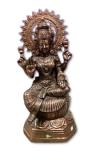 Artistic Black Metal Large Statue of Goddess Laxmi Mata 23" Artistic Black Metal Large Statue of Goddess Laxmi Mata 23"