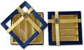Decorative Maroon & Blue Design Empty Sweet Boxes - 500 Gms