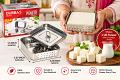 Square Paneer Maker, 5.25" Stainless Steel Indian Paneer/Tofu Mould Press