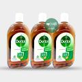 Dettol Antiseptic Disinfectant Liquid - 250ml (3 Pack)