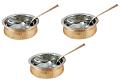 Pack of 3 Copper Handi Set 20 Oz w/ Spoon Serving Dish Pack of 3 Copper Handi Set 20 Oz w/ Spoon Serving Dish