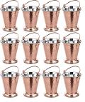12 pcs Hammered Copper Stainless Steel Gravy Bucket (Balti) 12 Oz - 16 Oz 12 pcs Hammered Copper Stainless Steel Gravy Bucket (Balti) 12 Oz - 16 Oz