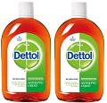 Dettol Disinfectant Liquid for Personal & Home Hygiene 500ml ea (Pack of 2)