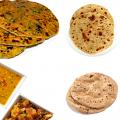 Fresh Roti & Paratha Assortment for Parties - 77 pcs Fresh Roti & Paratha Assortment for Parties - 77 pcs