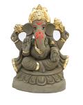 Pure Clay (Mitti) Ganpati Murti for Ganesh Chaturthi Puja Visarjan 6" Pure Clay (Mitti) Ganpati Murti for Ganesh Chaturthi Puja Visarjan 6"