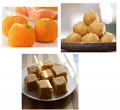Besan Ladoo, Milk Cake & Motichoor Ladoo Indian Mithai Combo 3 Boxes