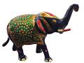 Beautiful Embellished Marble Elephant 4" x 6" Beautiful Embellished Marble Elephant 4" x 6"