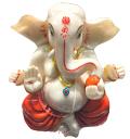 Carved Ganpati Ganesh Statue 8" Tall x 6" Wide Carved Ganpati Ganesh Statue 8" Tall x 6" Wide