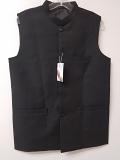 Men’s Traditional Koti,  Black Tropical Waist Coat Jacket for Men