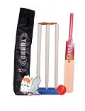 Kids Cricket Kit w/ Practice Bat, Tennis Ball, Stumps & Gloves Kids Cricket Kit w/ Practice Bat, Tennis Ball, Stumps & Gloves