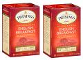 Twinings English Breakfast 100% Pure Black Tea - 20 Tea Bags (PACK OF 2) Twinings English Breakfast 100% Pure Black Tea - 20 Tea Bags (PACK OF 2)