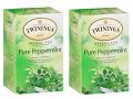2 Packs Twinings Pure Peppermint – Herbal Tea – 1.41 Oz (40g) – 20 Tea Bags Each Pack 2 Packs Twinings Pure Peppermint – Herbal Tea – 1.41 Oz (40g) – 20 Tea Bags Each Pack
