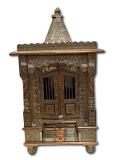 Aluminum Copper Oxidized Plated Temple Bells on Top w/Doors 17" & 22 "