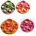 12 Set Fancy Colorful Clay Diwali Matka Design Diyas for Gifting 12 Set Fancy Colorful Clay Diwali Matka Design Diyas for Gifting
