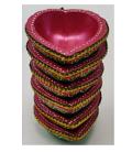 144 Pcs Traditional Colorful Rajwadi Design Diyas for Diwali - 24 Sets 144 Pcs Traditional Colorful Rajwadi Design Diyas for Diwali - 24 Sets