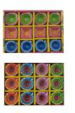 6 Sets / 72 Pcs Fancy Colorful Assorted Design Diyas for Diwali 6 Sets / 72 Pcs Fancy Colorful Assorted Design Diyas for Diwali