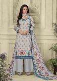 Cotton Indian Pakistani Printed Palazzo Suit Unstitched 1004 Cotton Indian Pakistani Printed Palazzo Suit Unstitched 1004