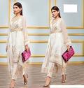 Designer Stylish White Heavy Plazzo Anarkali Salwar Kameez Suit Designer Stylish White Heavy Plazzo Anarkali Salwar Kameez Suit