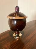 All Natural Handmade Coconut Shell Curd jar w/ Lid
