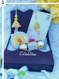 Pachhi Bhaiya Bhabhi Rakhi Gift Set w/ Roli,Chaval,Chocolate & Card