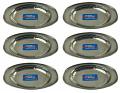 6 Pcs Stainless Steel Oval Serving Dish for Indian Restaurants 8" - 9" 6 Pcs Stainless Steel Oval Serving Dish for Indian Restaurants 8" - 9"